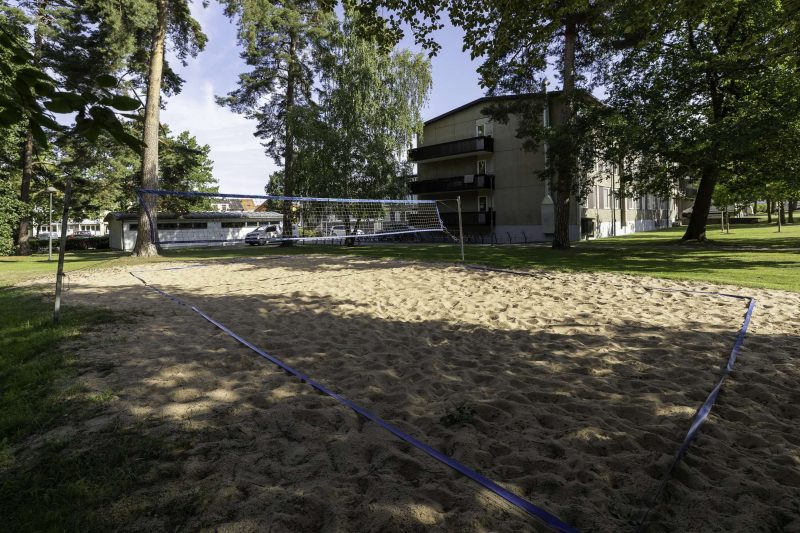 volleybollplan vid Flamman