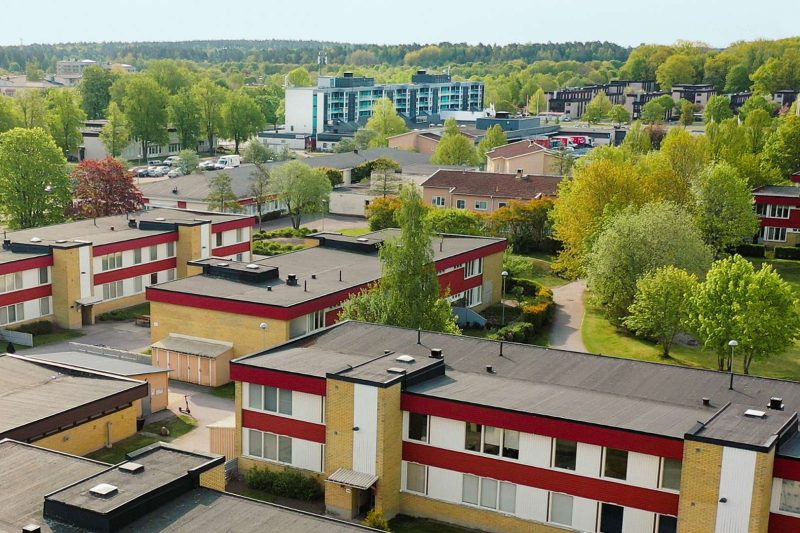 Drönarbild över Ryd